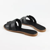 Black Greek Sandal
