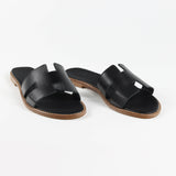 Black Greek Sandal