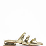 Egina Buckle Gold Sandal