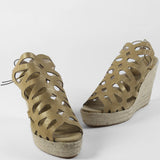 Julieta gold platform sandal