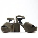 Mel Brown Heeled Sandal