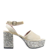 Mel Glitter Heeled Sandal