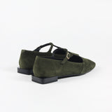 Bailarina Lea Green Suede