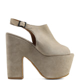 XXL Platform Suede Sandal