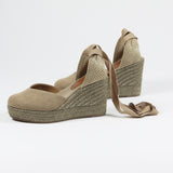 Syrna Laces Brown Espadrille