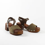 Roma Khaki Sandal