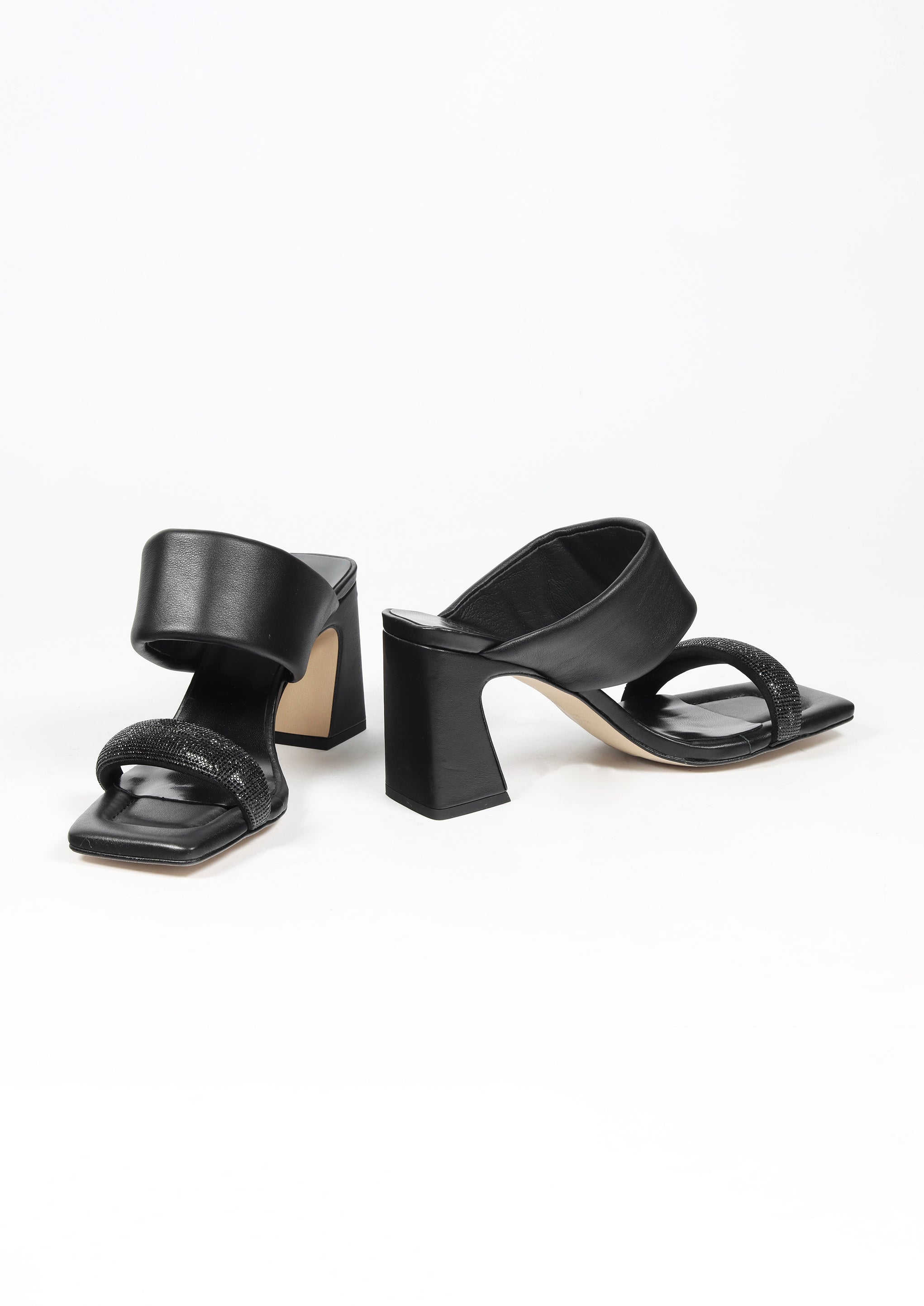 Mule discount negro mujer