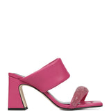 Kristel Pink Shiny Mule