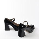 Florence Black Patent Leather Moccasin