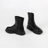 Michelle Black Padded Ankle Boot