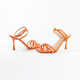 Melinda Crossed Orange Sandal