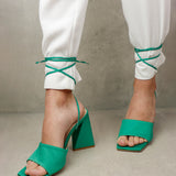 Paris Green Sandal